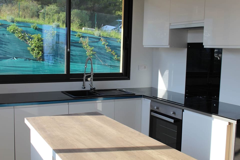 cuisine équipée avec machine à laver Horizon