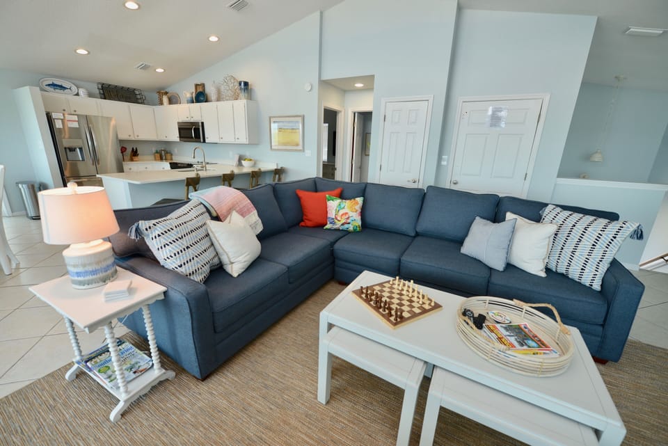 Living room with kitchen 