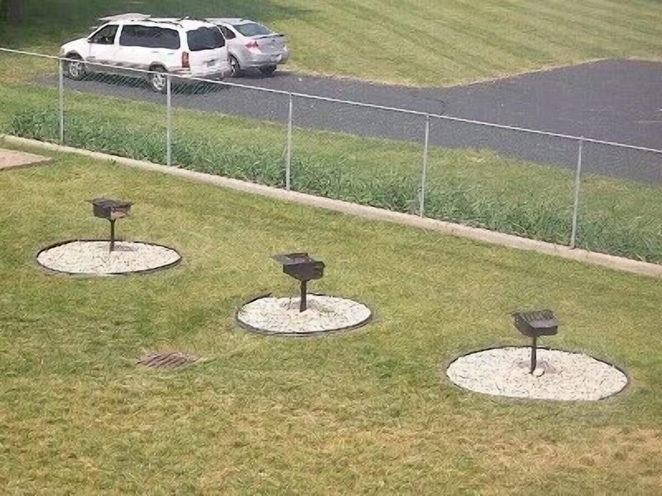 BBQ Grills cleaned by staff daily
