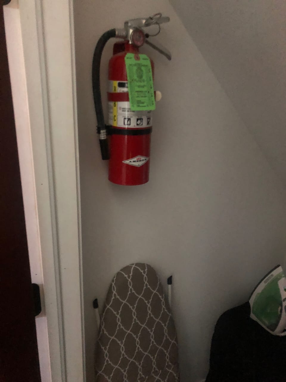 Fire extinguisher, fire ladder