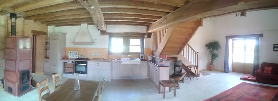 Main room with a sofa bed