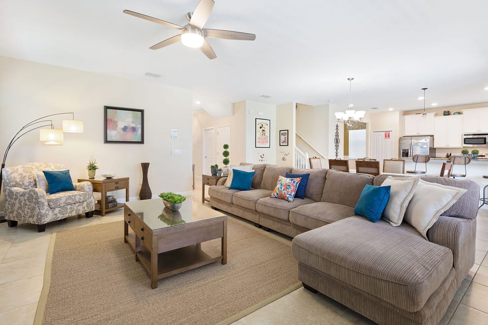 Plenty of comfortable sofa seating