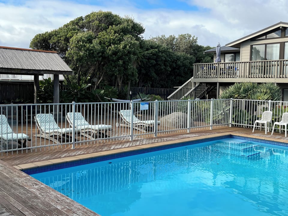 The pool is shared with Longshore and the Tennis Pavilion ...