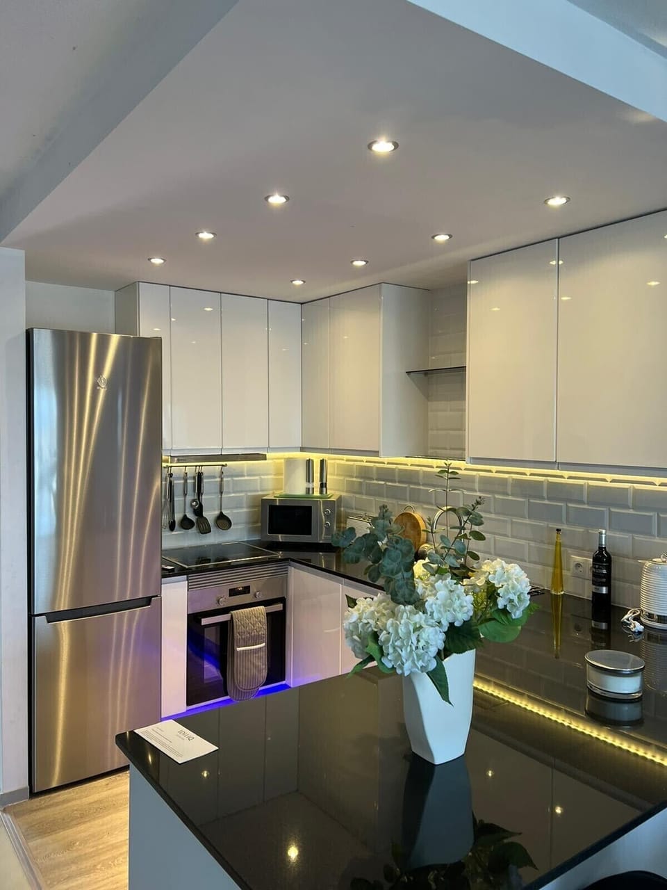 The kitchen 