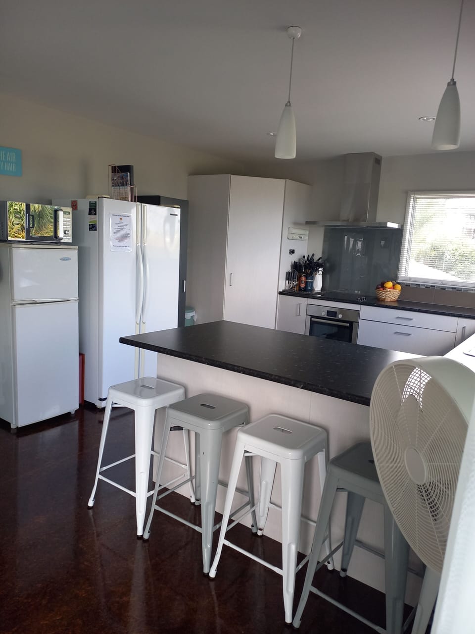 Large pantry, double door fridge/freezer and small spare/beer fridge