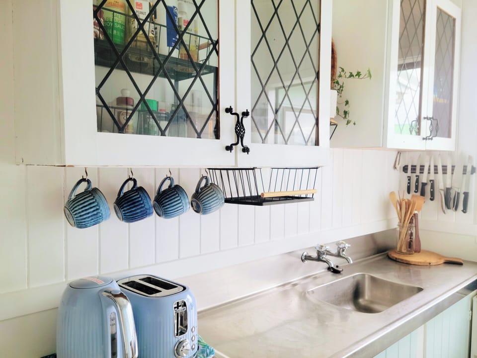 Small galley kitchen. 