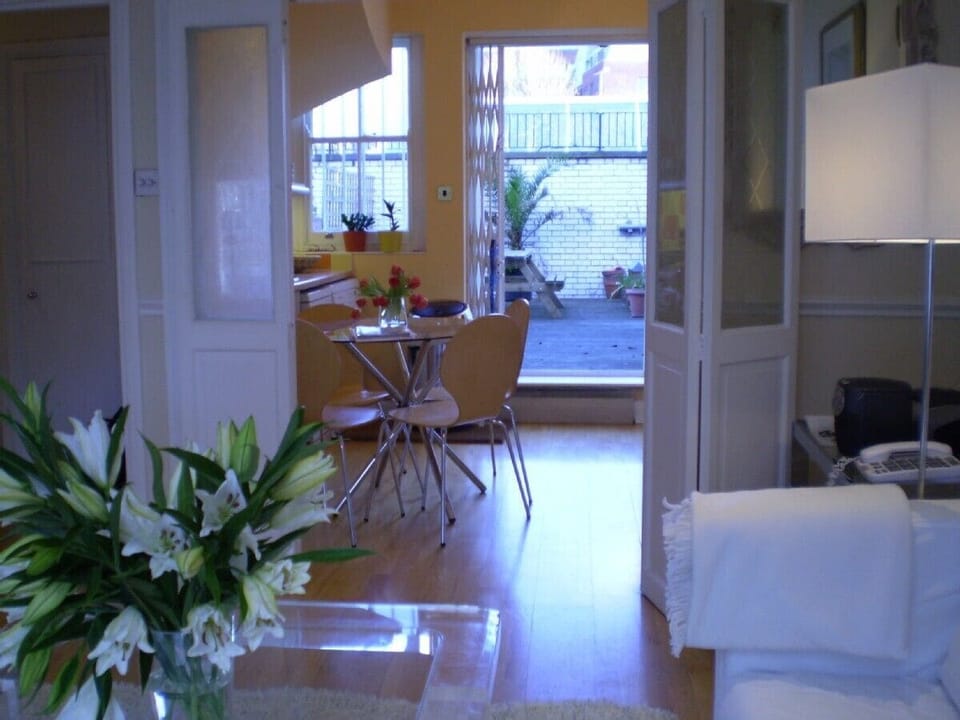 view to kitchen and terrace