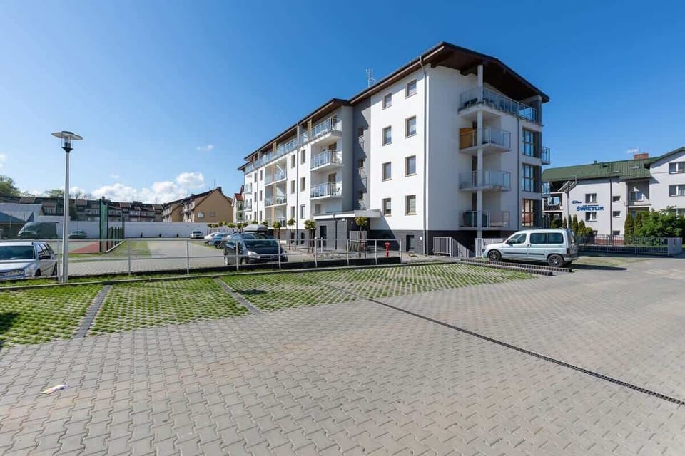 Modern property building. 