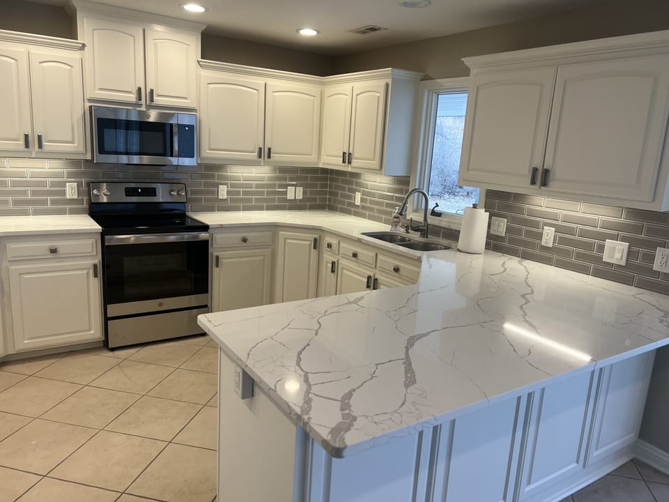 Newly remodeled kitchen