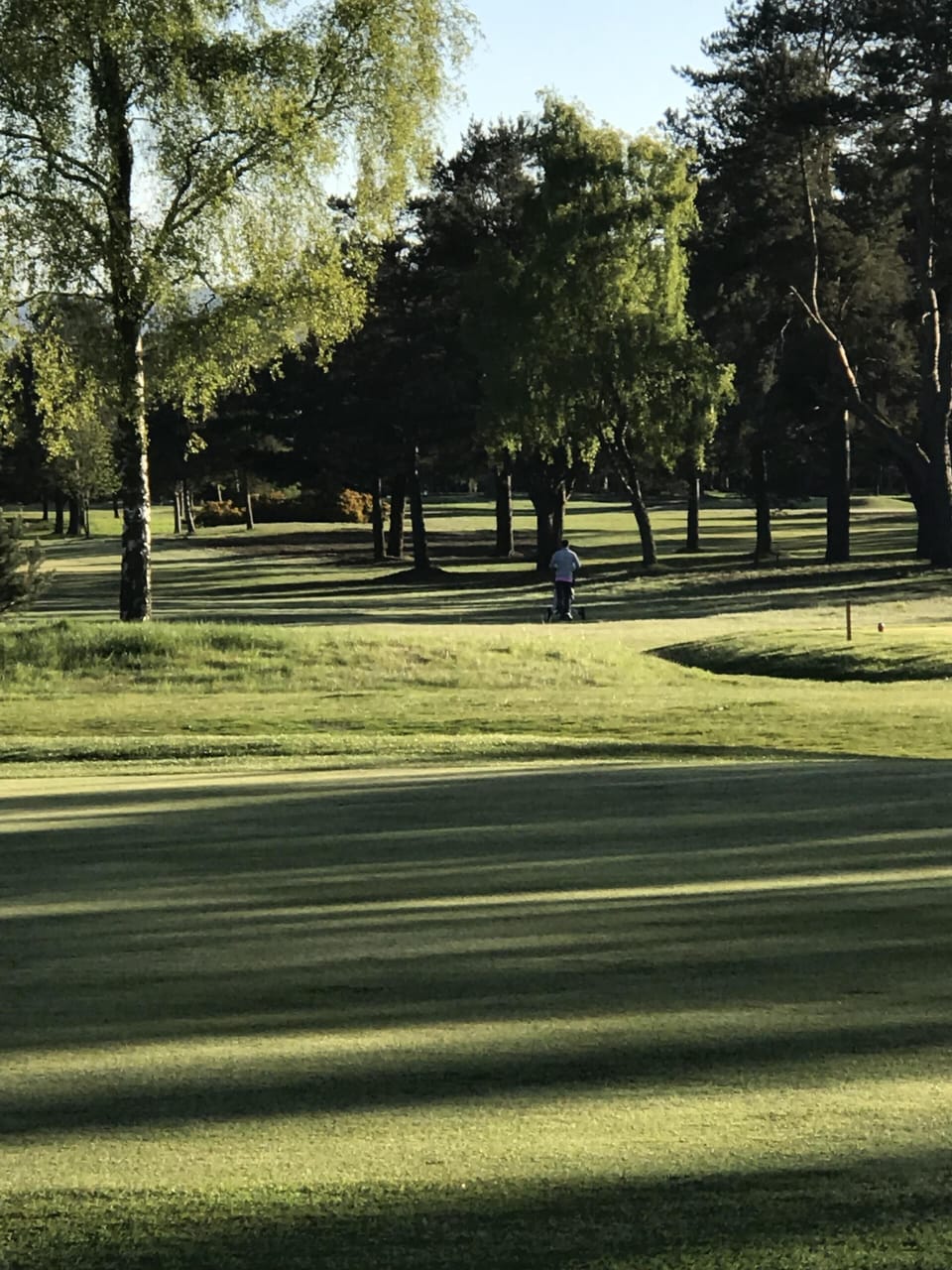 Ladybank golf course adjacent to holiday home