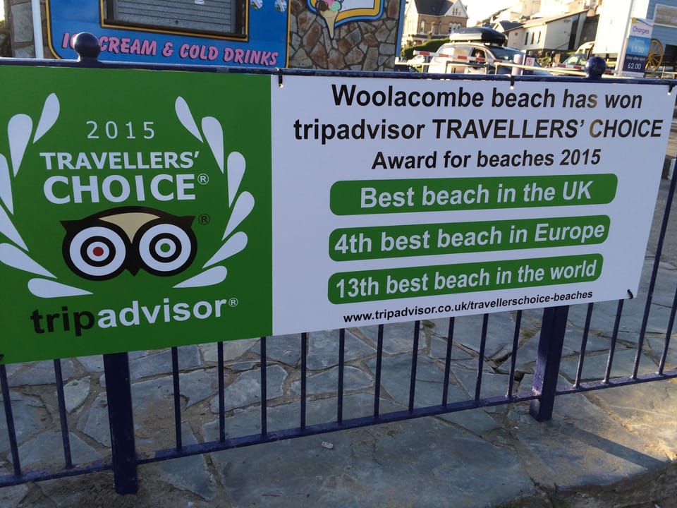 Woolacombe
Best Beach Award!