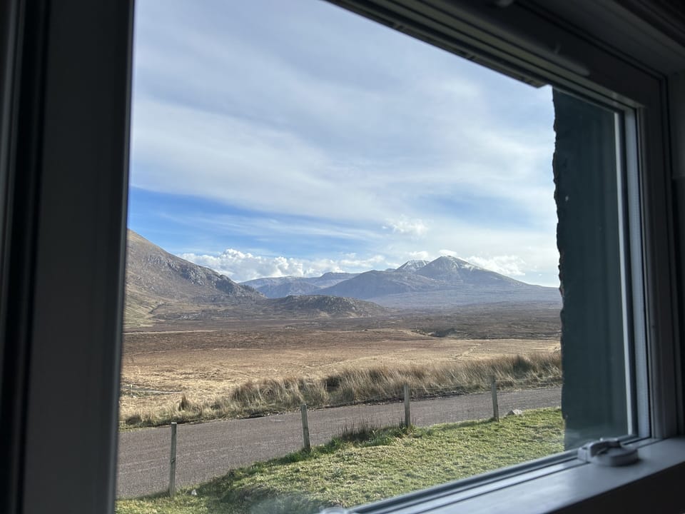 View from sitting room 