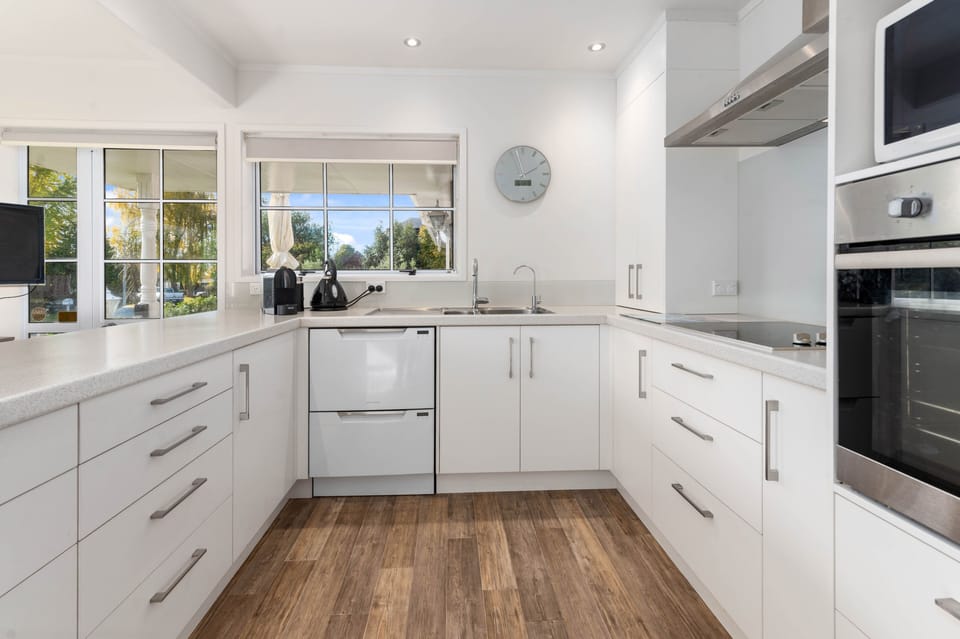 A modern well equipped kitchen