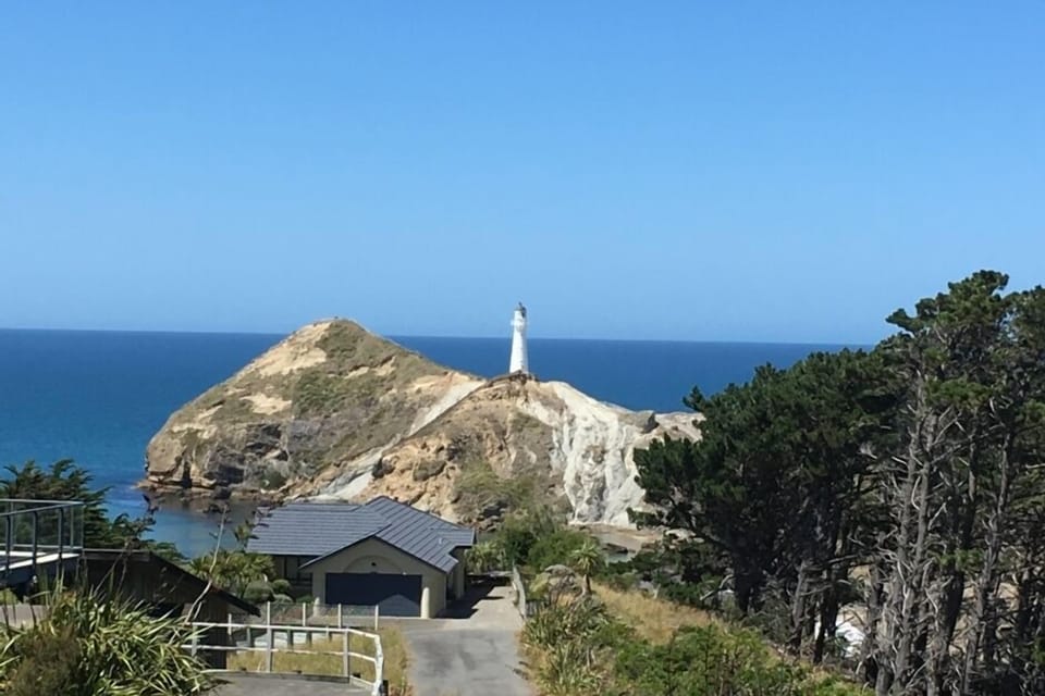 Lighthouse view from back if house