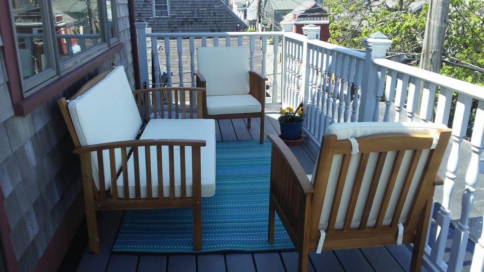 have a nightcap off your bedroom deck
