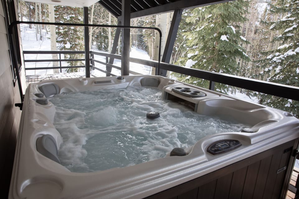 hot tub on deck