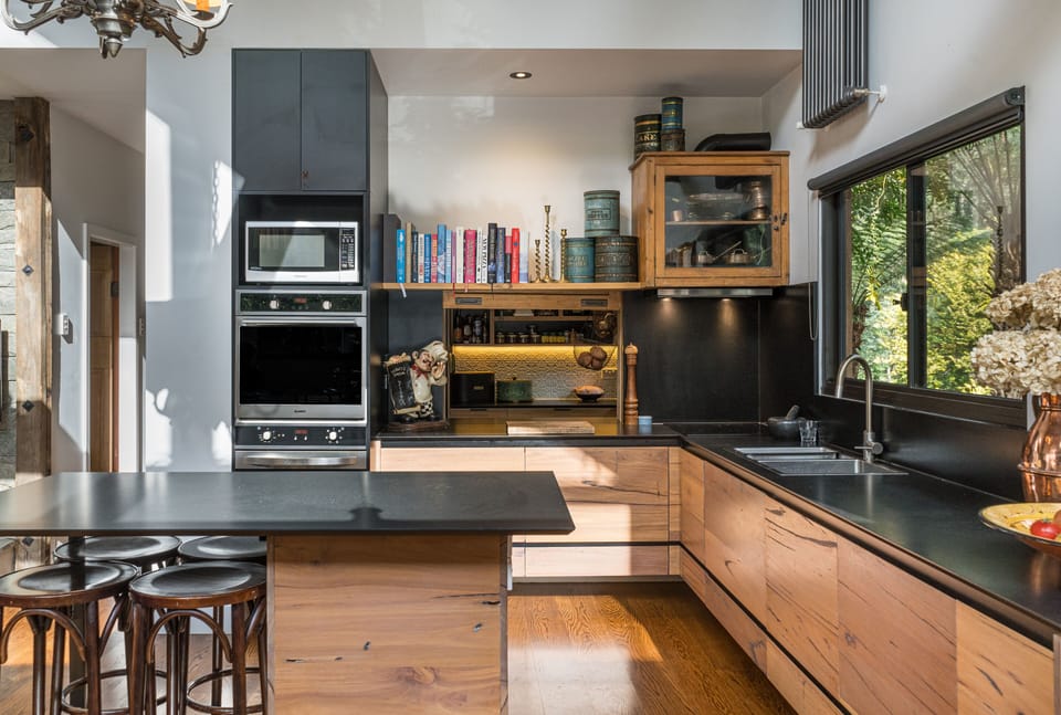 Double ovens double under bench dish drawers