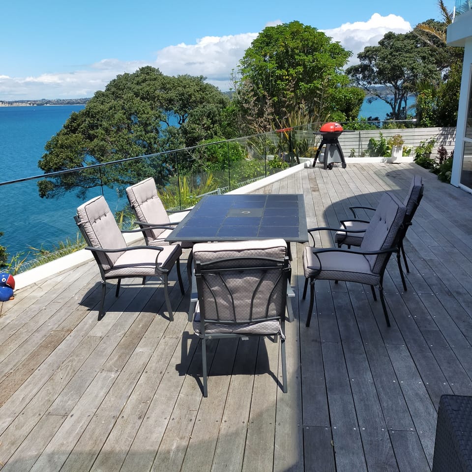 deck and bbq
