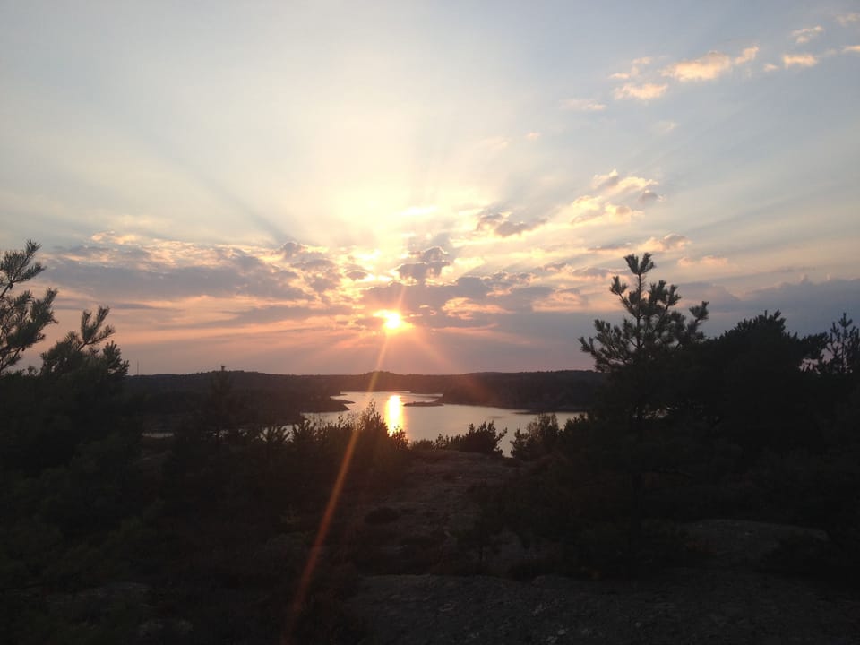 Sunset from the viewpoint