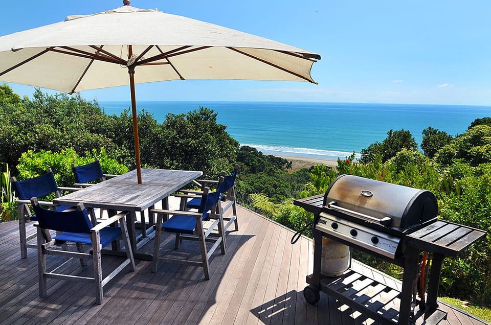 Outdoor BBQ and dining

