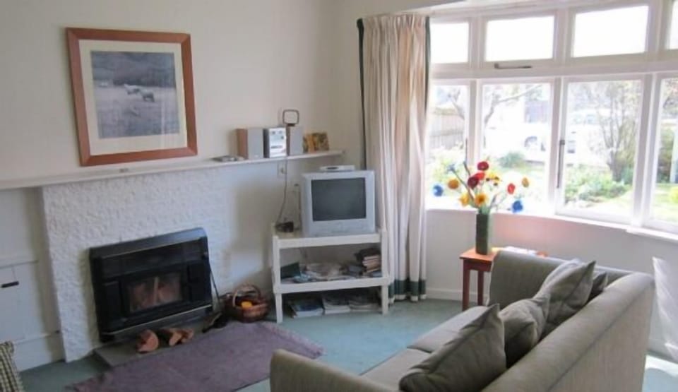 Sitting room log fire