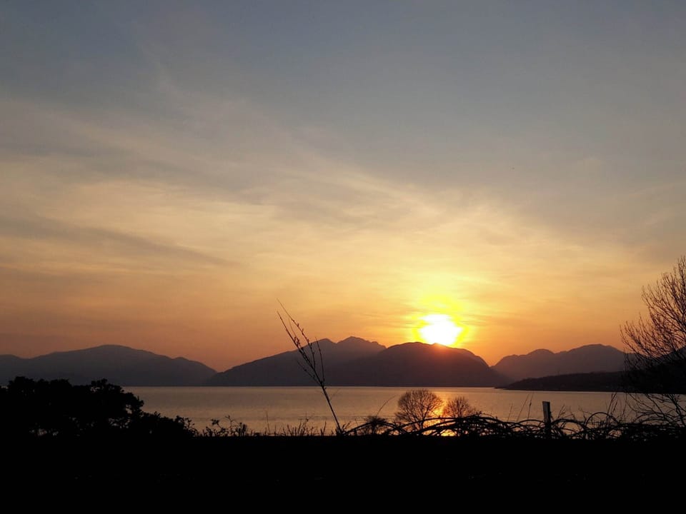 Sunset over the loch | Lismore Cottage, North Ballachulish, near Glencoe