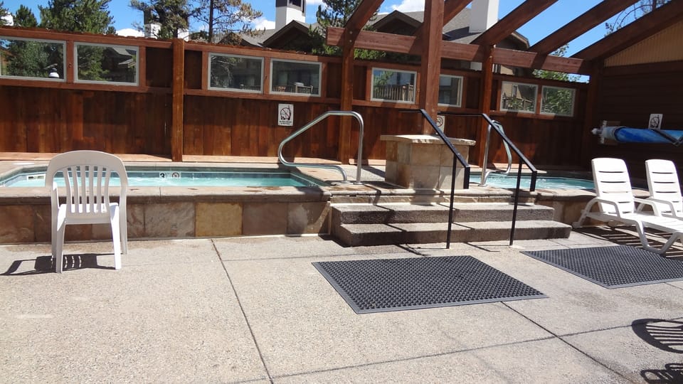 More hot tubs at outdoor heated pool