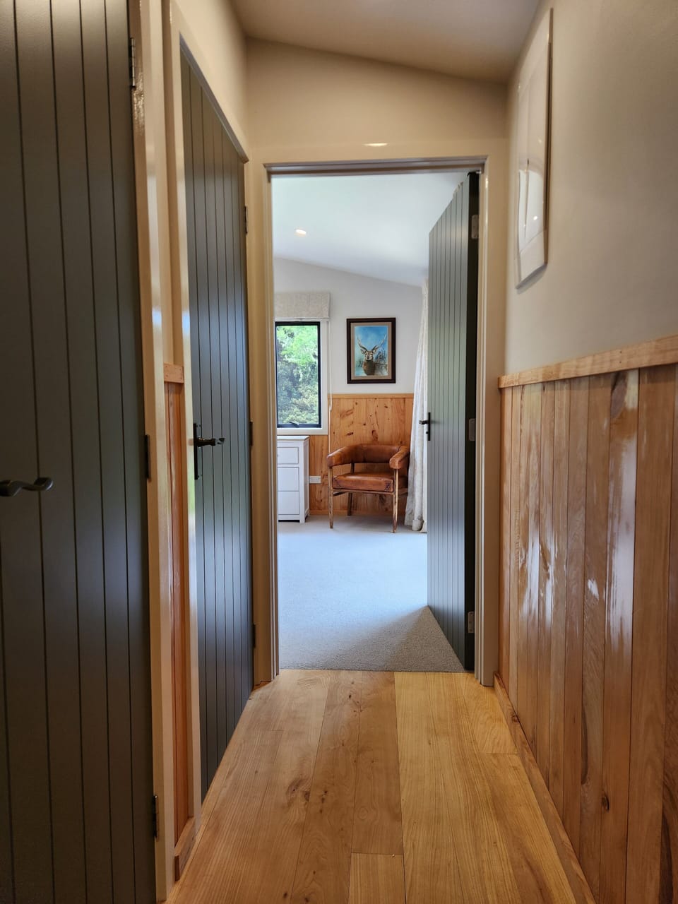 Hall to downstairs King Bedroom