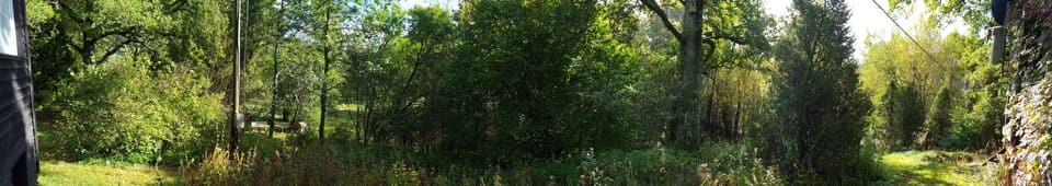 Panorame pointing west