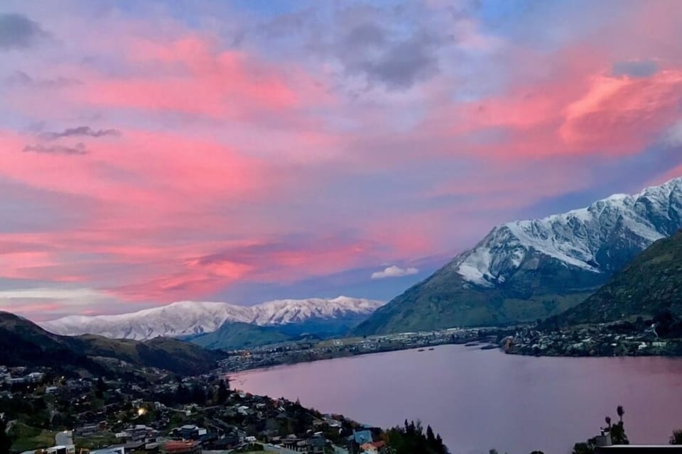 Remarkable Queenstown Lake House Sunset