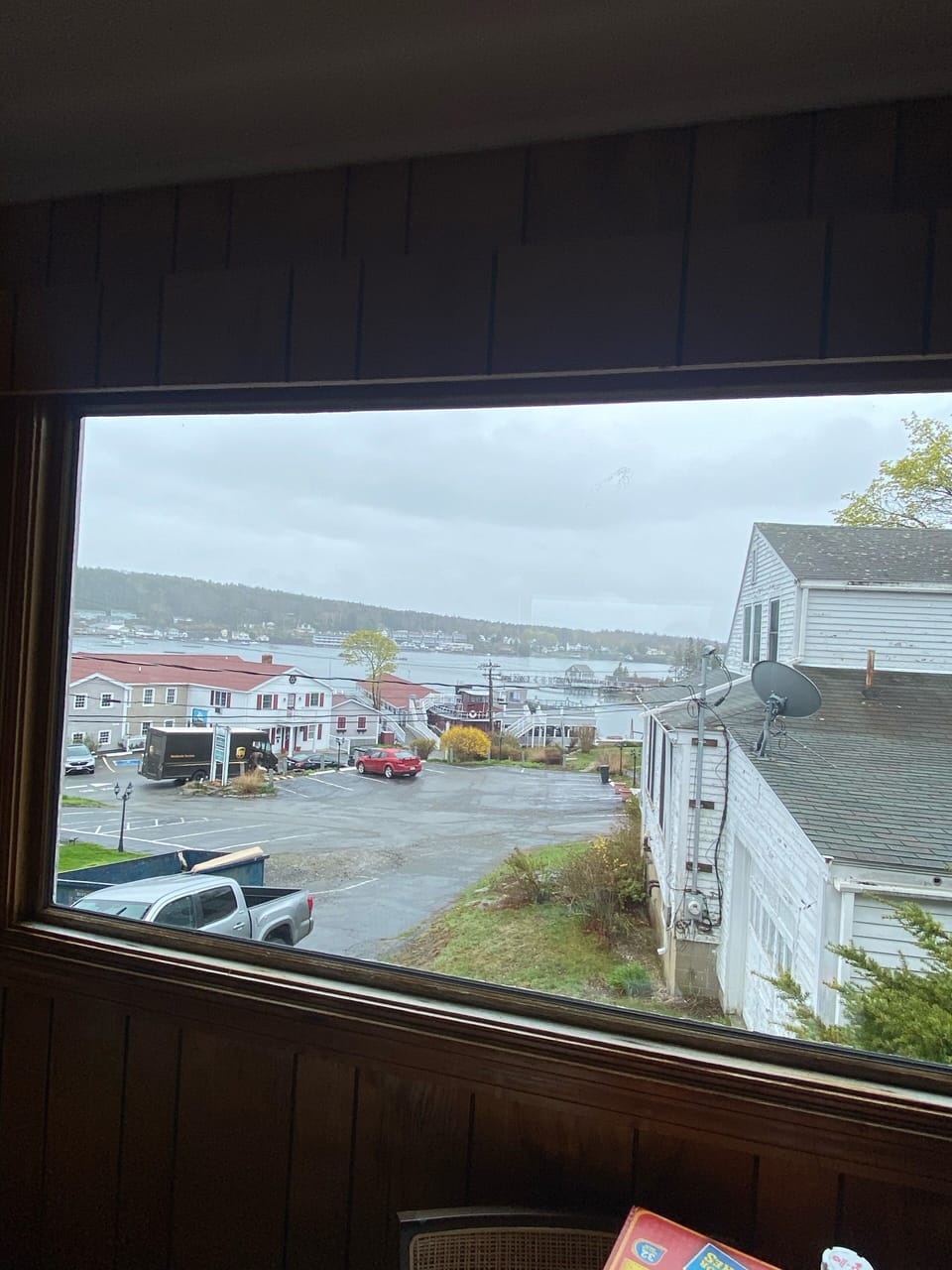 View from dining area