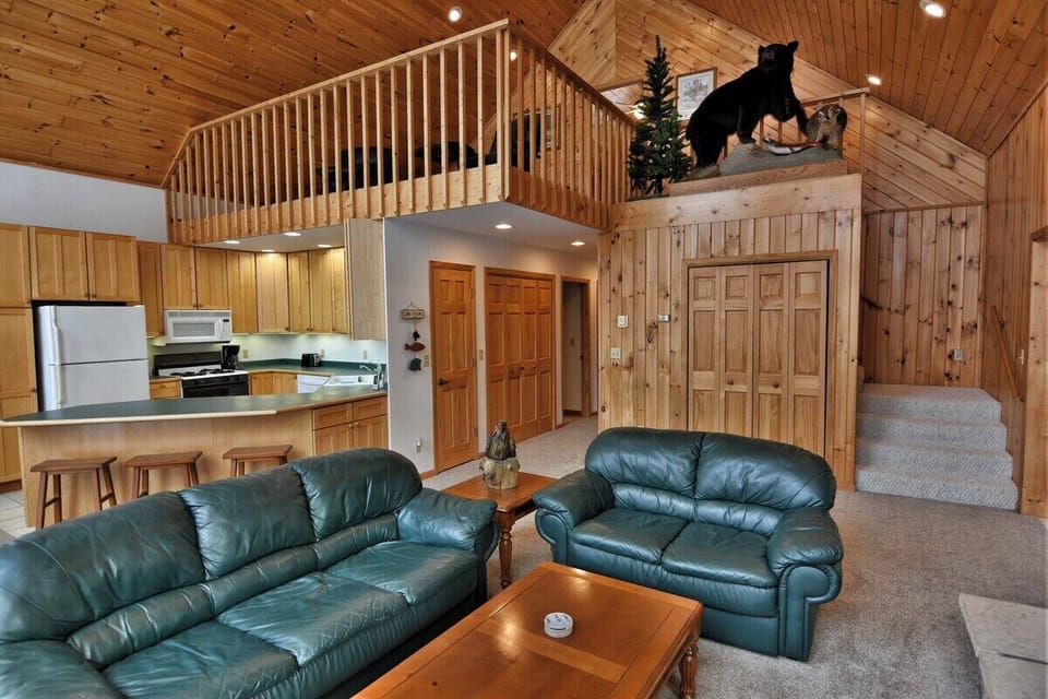 Complete with Mr. Bear watching over you.