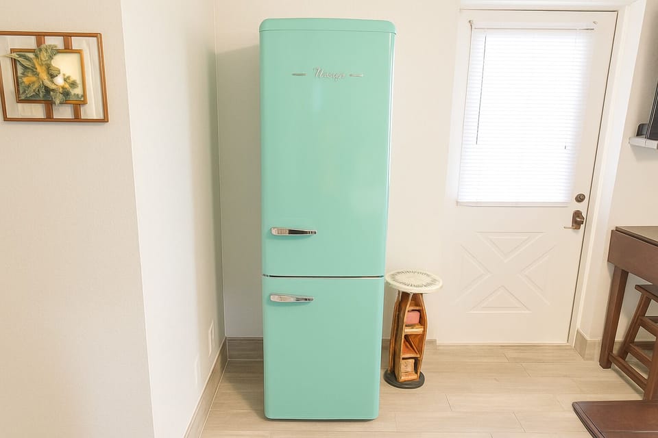 Full-size refrigerator included — perfect for longer stays and making your own meals.”