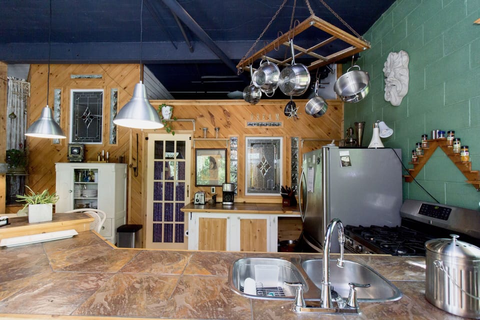 Kitchen view from main door entrance 