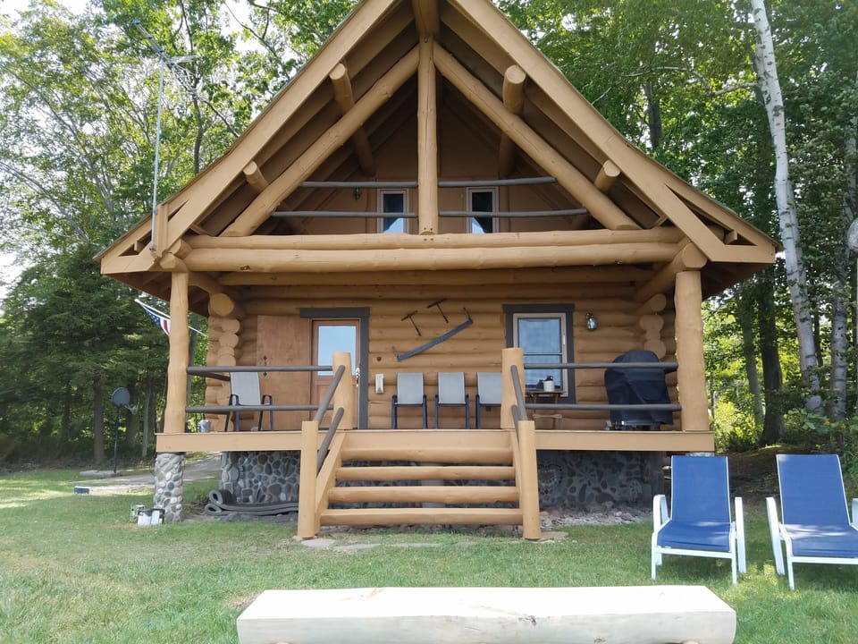 View from the lake.
