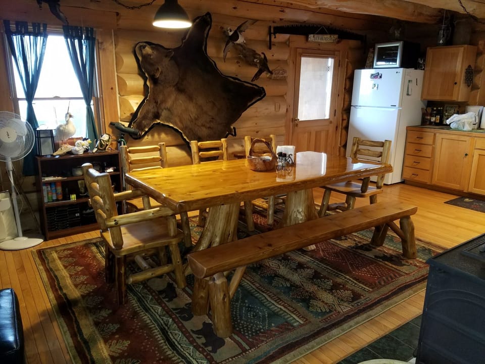 Custom built dining room table & chairs!