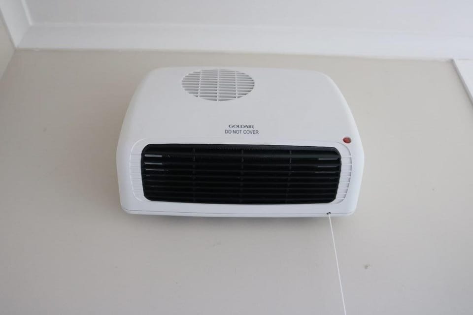 Heater in shower room 