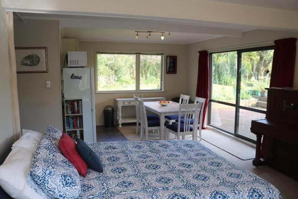 Optional pull out Queen bed in open plan living area
