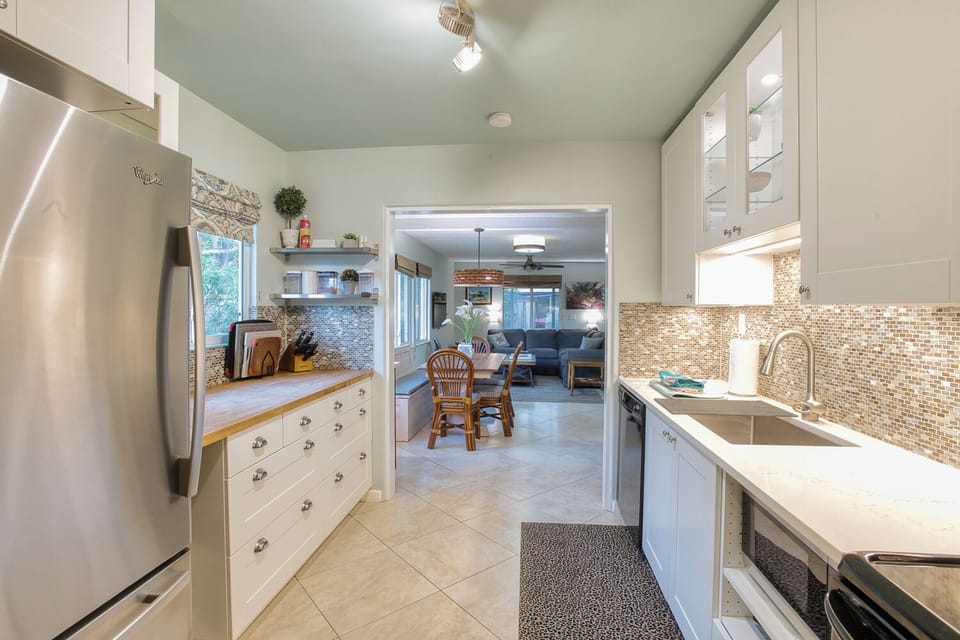 Kitchen from the front entrance