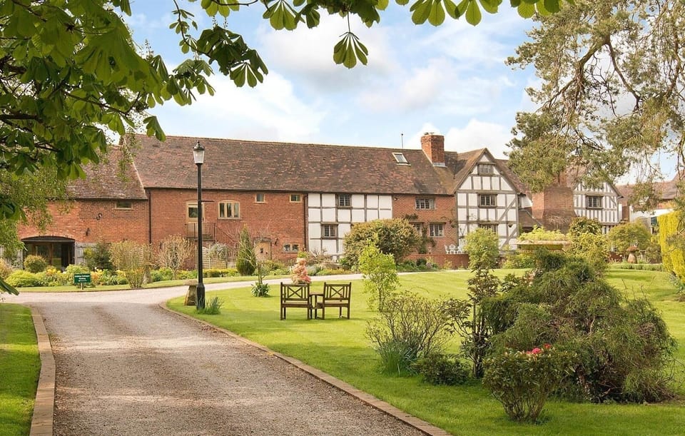 Our driveway up to Church House Farm