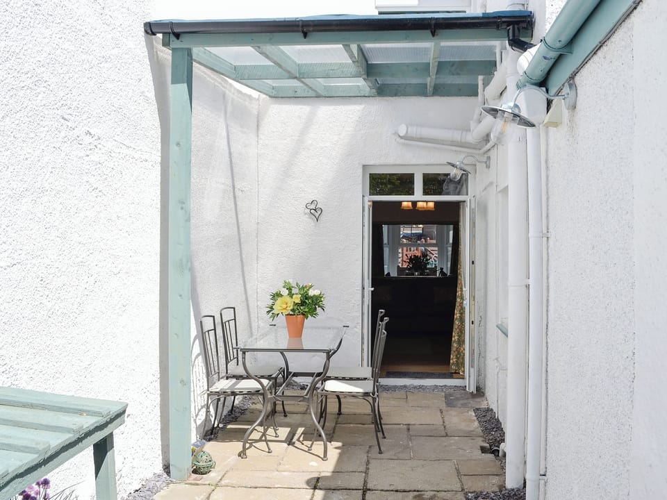 Covered patio area | Llys Deulyn, Trefriw, near Betws-y-Coed