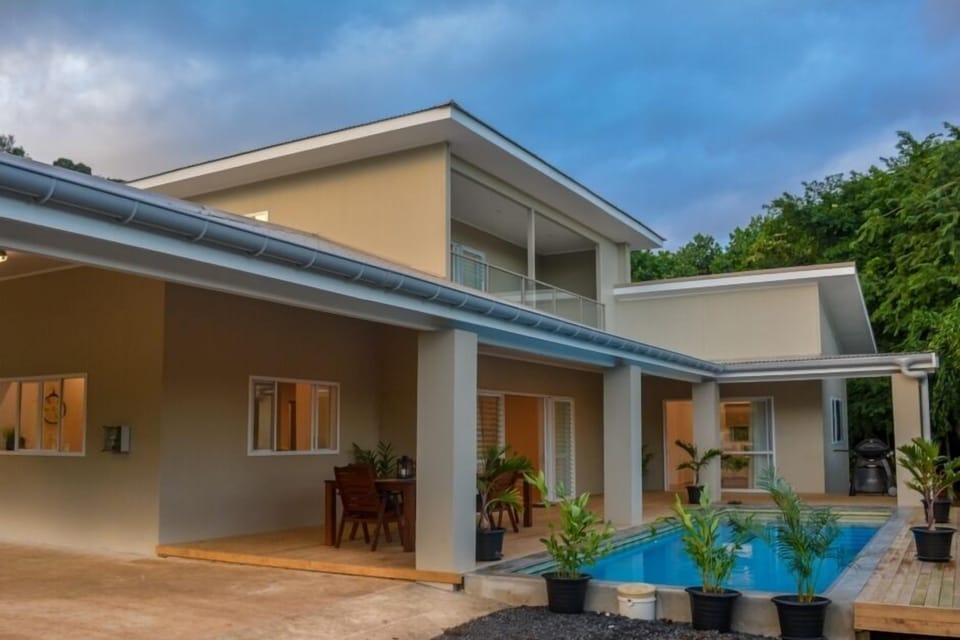 View from driveway