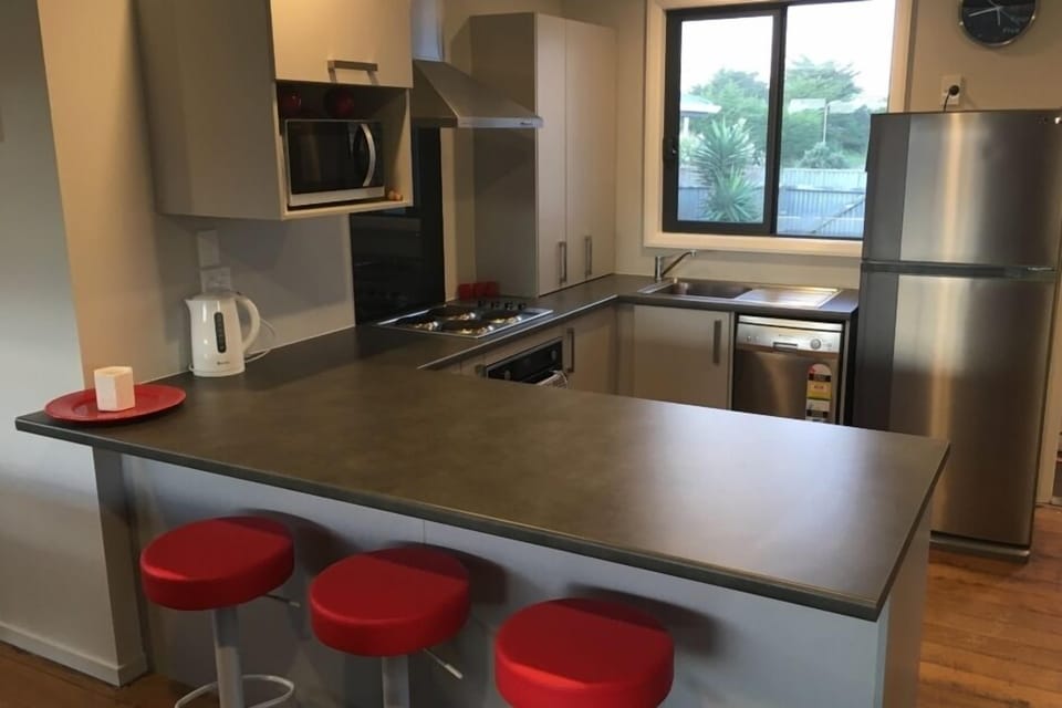 Renovated kitchen with oven, hobs, microwave, fridge freezer and dishwasher 