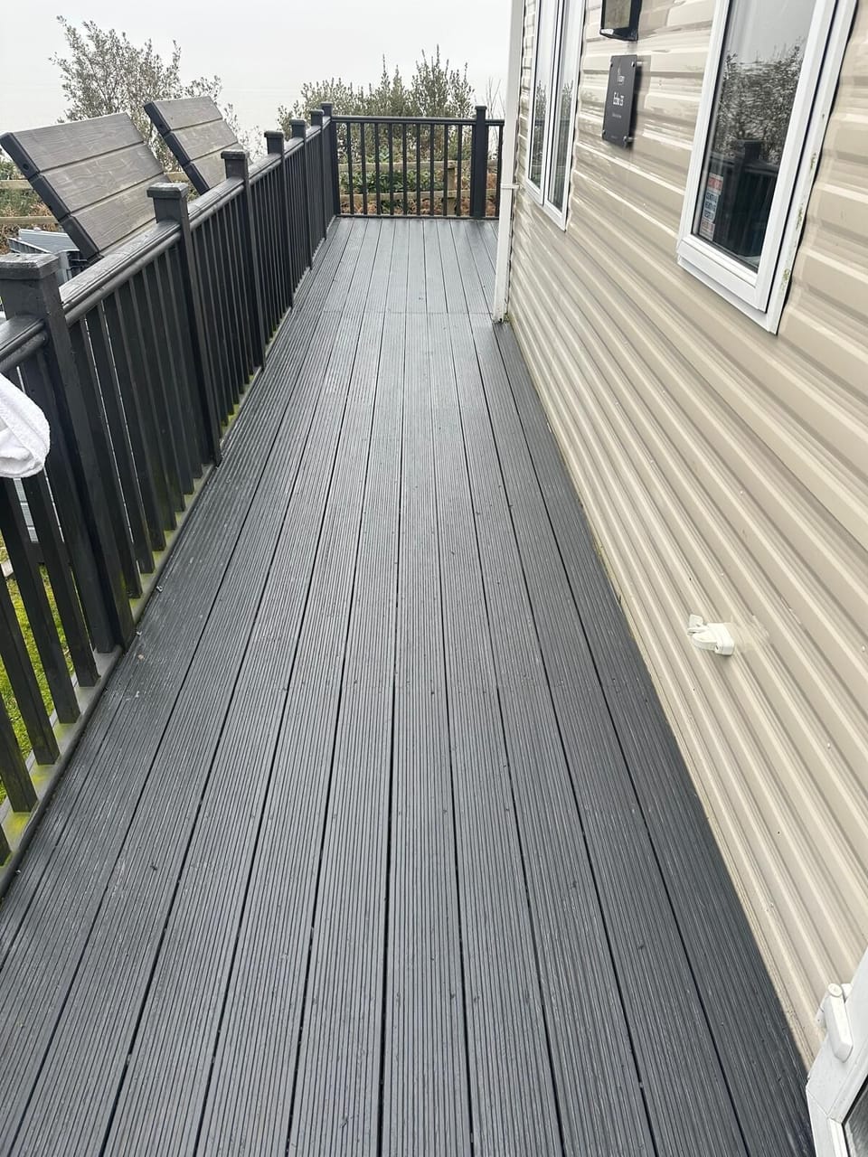 Decking transforms a simple holiday home into a luxurious retreat on the Suffolk Coast.