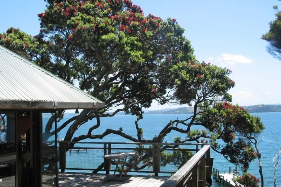 View from the deck towards the mainland.