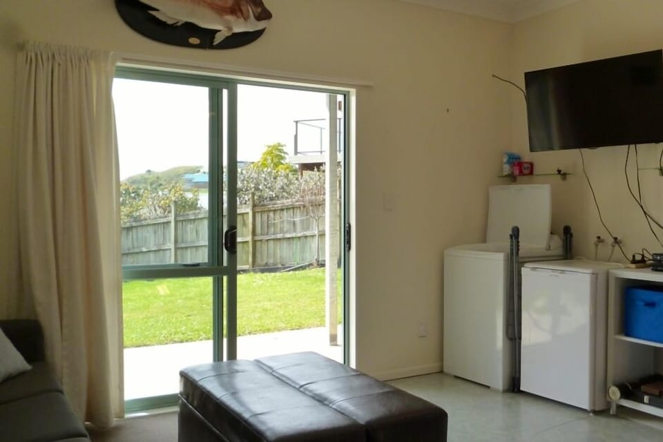 Downstairs laundry facilities, TV , Queen bed, sofa, great are for the kids