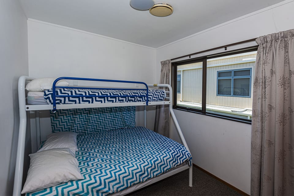 4th bedroom bunks - double with a single on top, sleeps 3