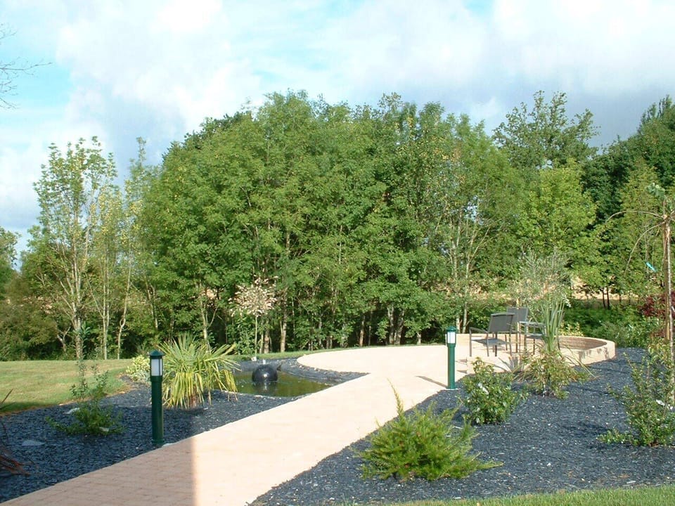 Seating area in the garden