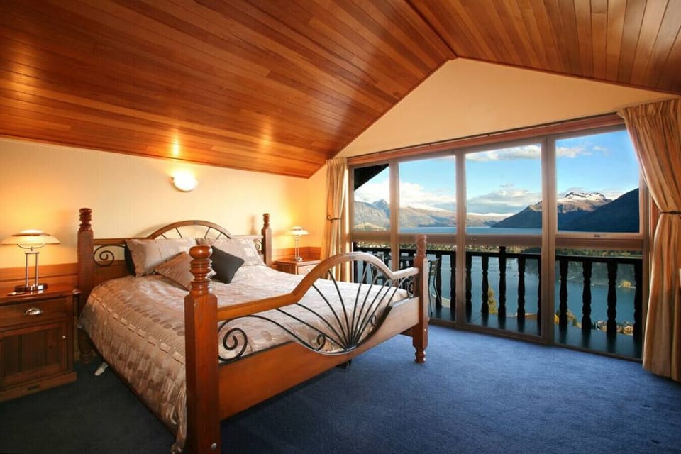 Bedroom with views