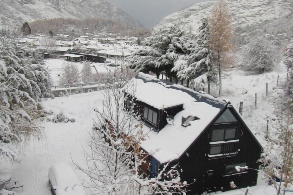 winter view from top of section
